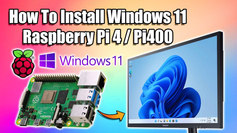 Cài đặt Windows 11 ARM lên Raspberry Pi – Bệnh Viện Tin Học
