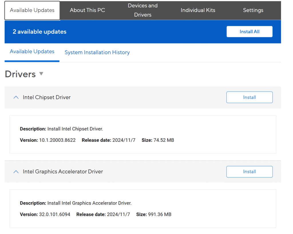 ASUS Driver Hub